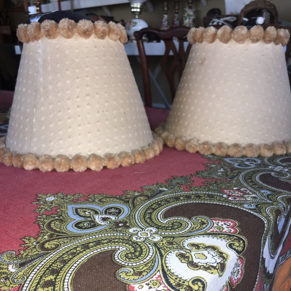 Vintage lamp shades